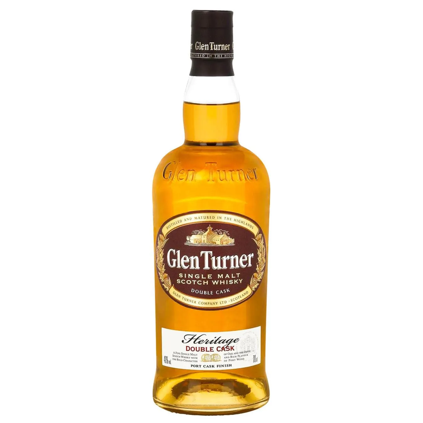 Віскі Glen Turner Heritage Double Wood 40% 0,7л - Фото 7