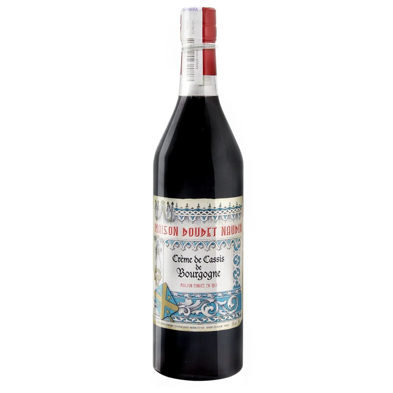 Лікер Doudet Naudin Creme de Cassis de Bourgogne 15% 0,7л - Фото 1
