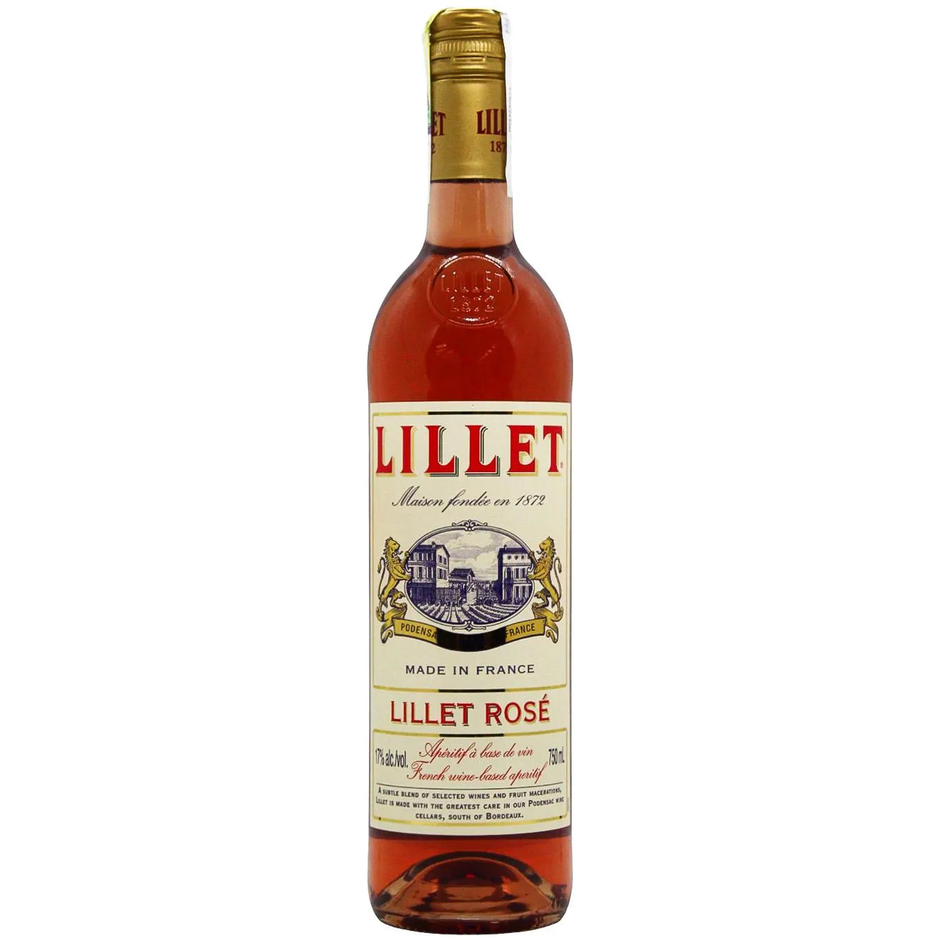Аперитив Lillet Rose на основі вина 17% 0,75л - Фото 3