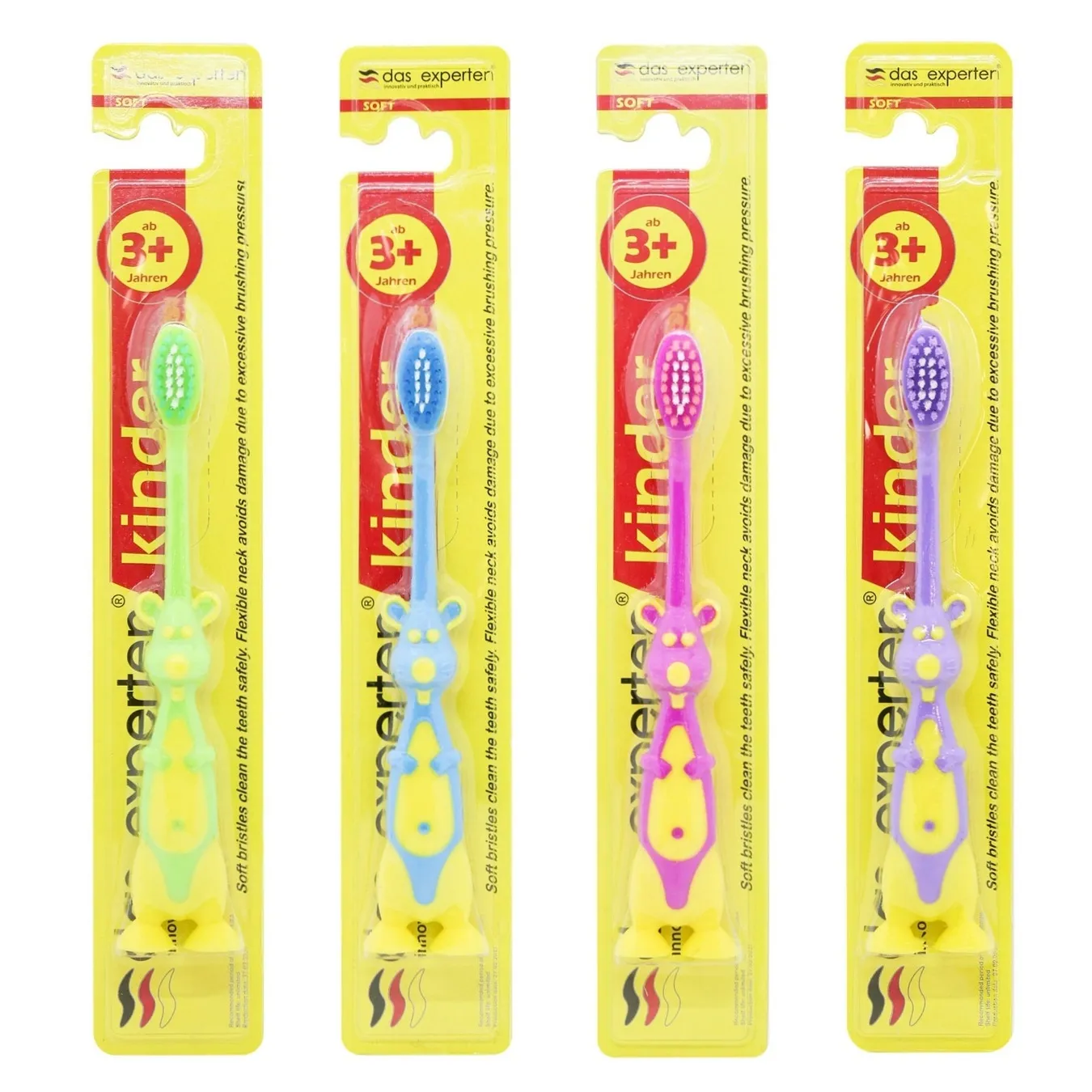 Зубна щітка Das Experten Kinder м'яка, колір в асортимменті - Фото 1