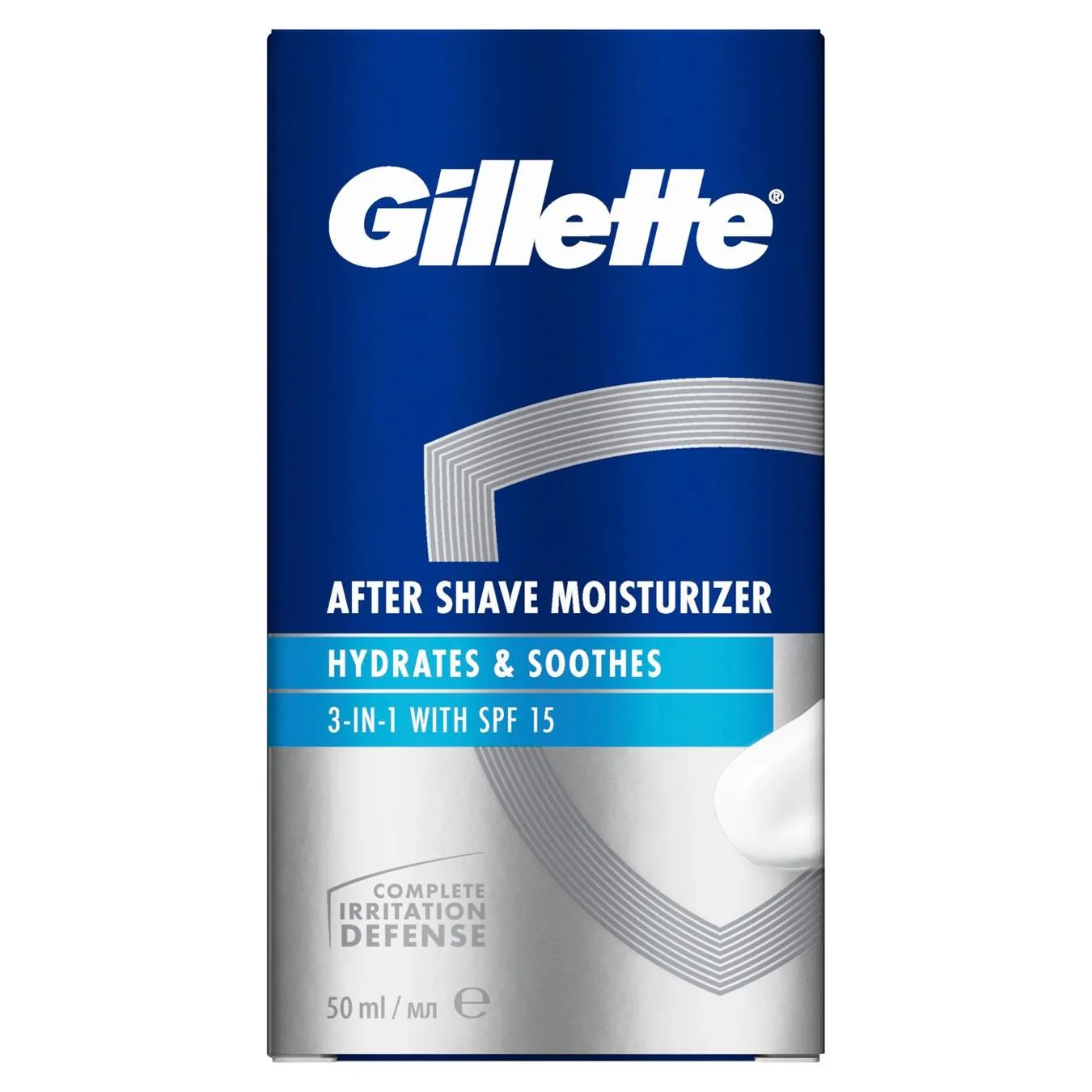 Бальзам після гоління Gillette Hydrates & Soothes 3в1 Spf 15 50мл - Фото 5
