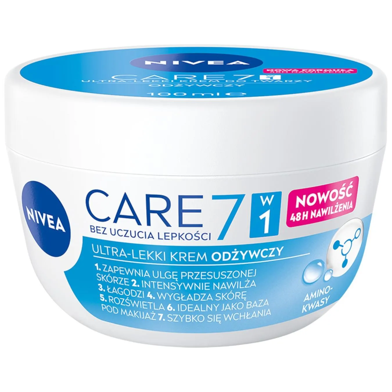 Крем для обличчя Nivea Care зволожуючий 100мл - Фото 6