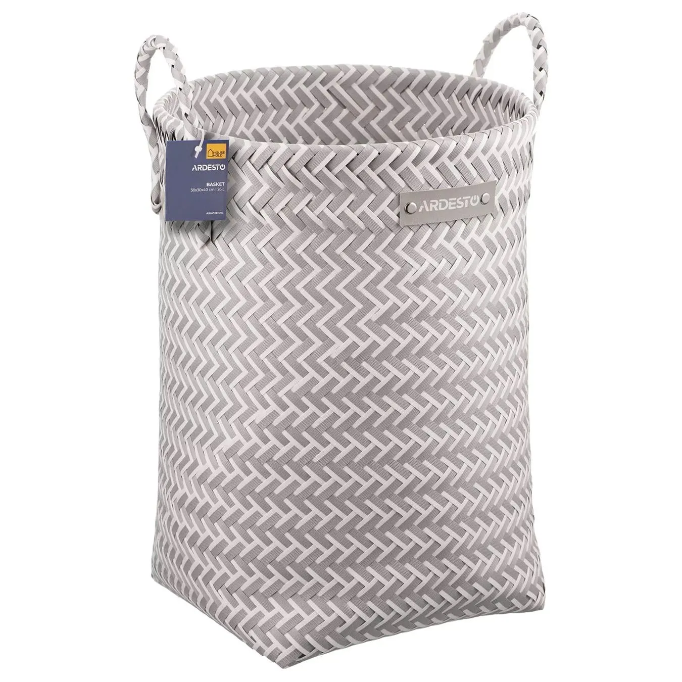 Кошик Ardesto Vigor метал-сірий 30*30*40см - Фото 3