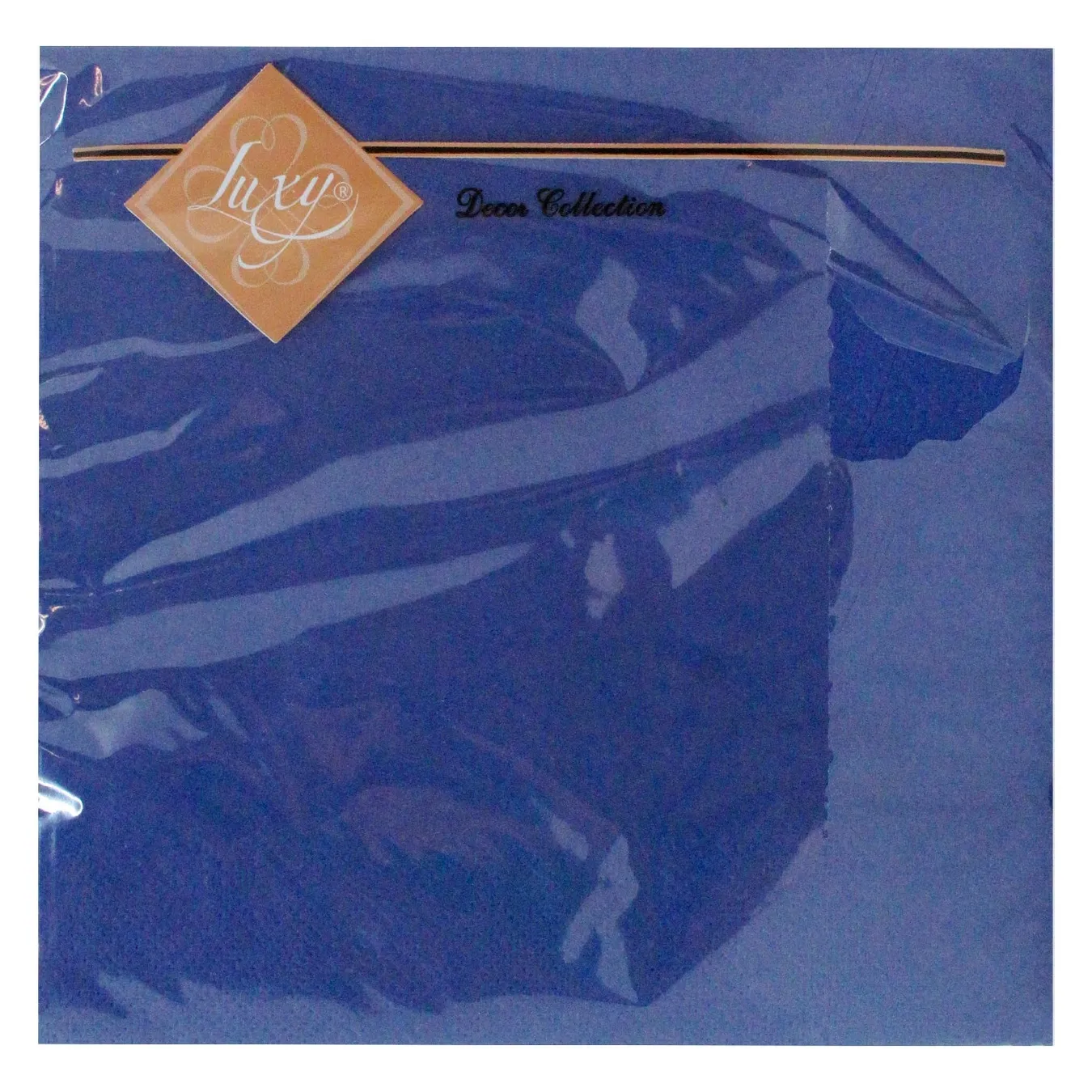 Серветки Luxy Сині столові паперові 33х33см 3 шари 20шт - Фото 1