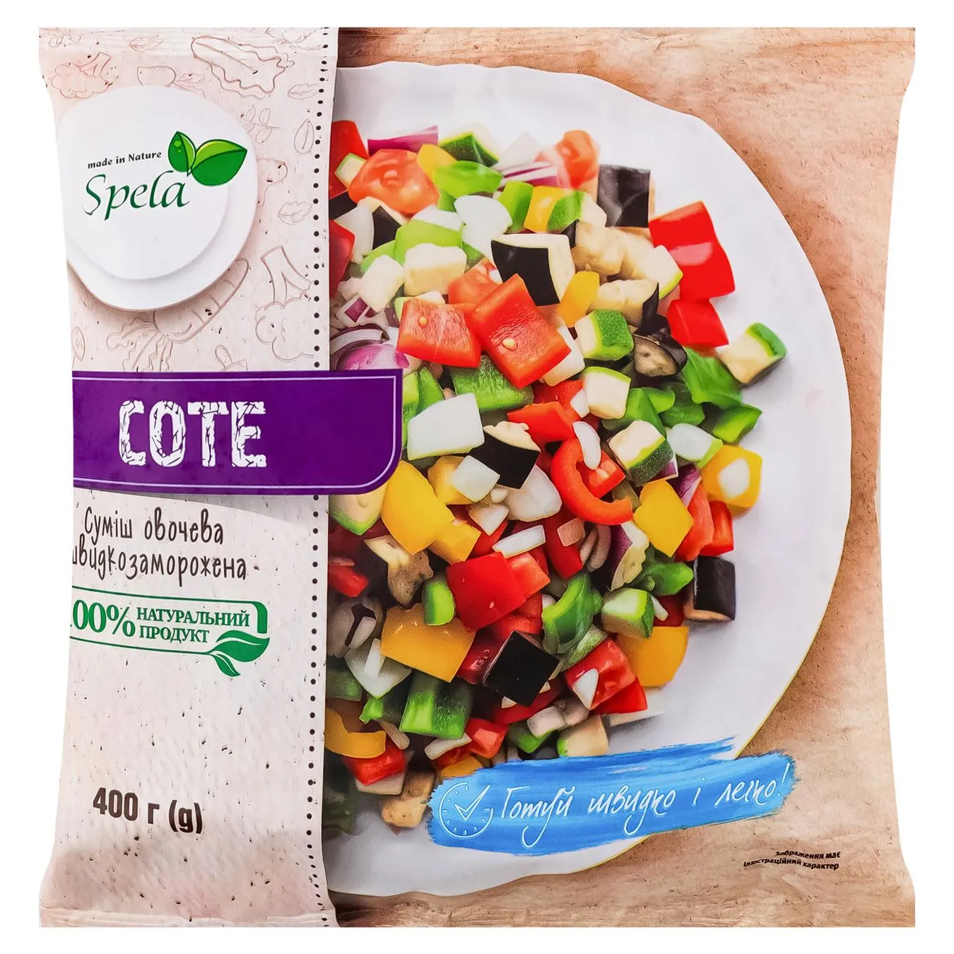Суміш овочева Spela Соте ш/з 400г - Фото 1