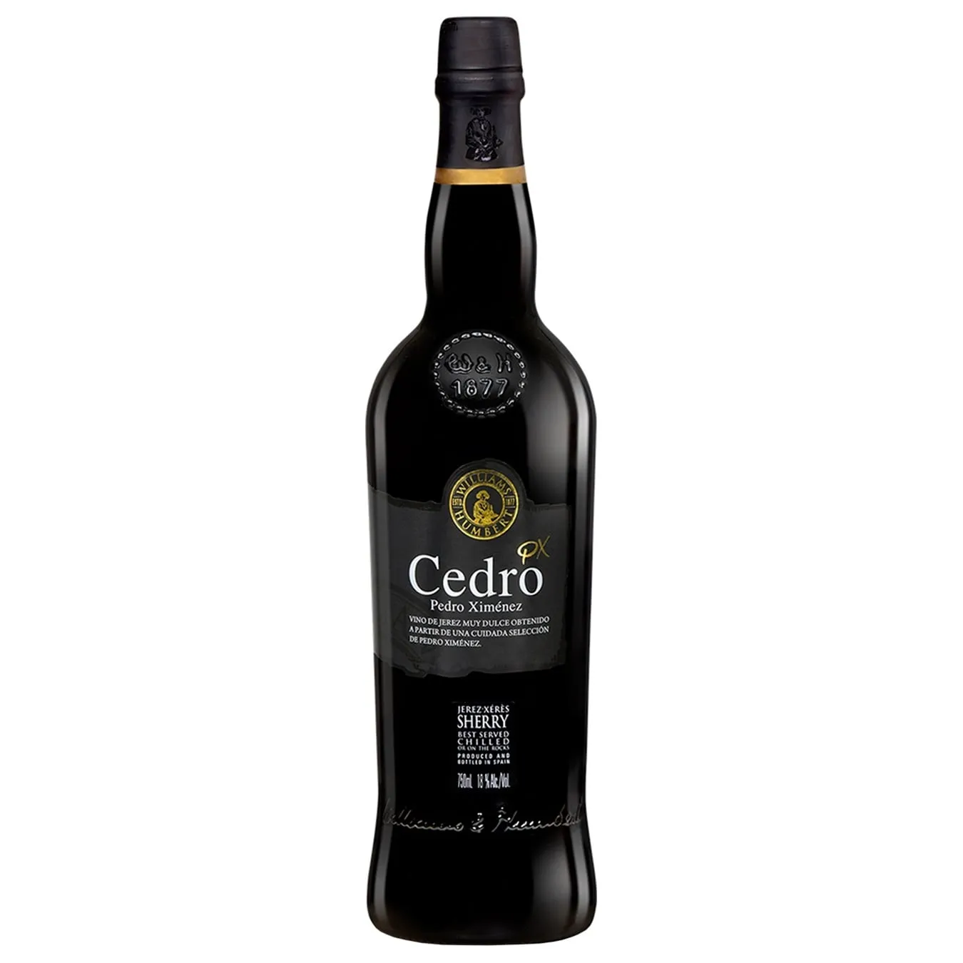 Херес Williams Humbert Cedro Pedro Ximenez білий кріплений 18% 0,75л - Фото 3