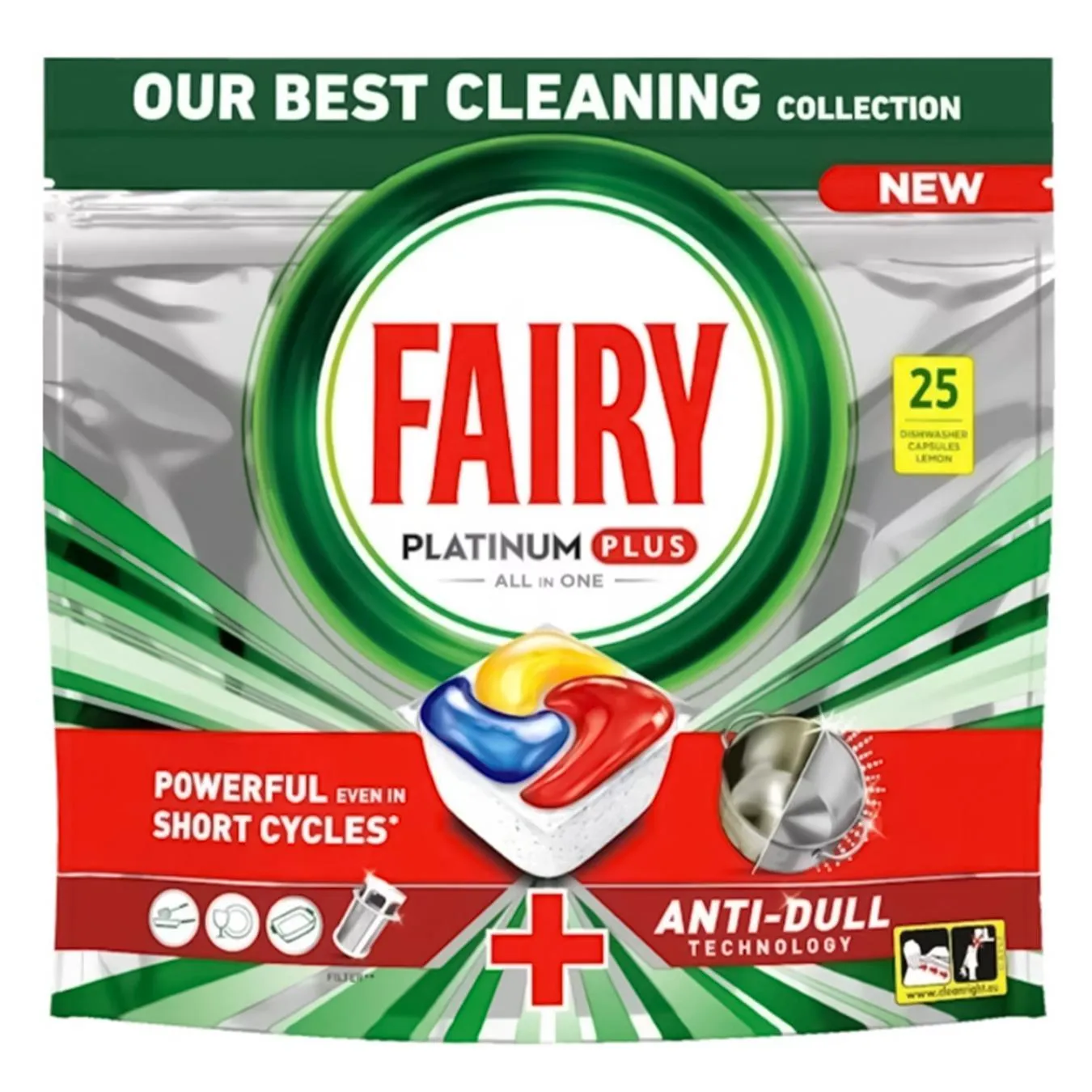 Засіб д/ПММ Fairy Platinum Plus Лимон 25шт - Фото 3