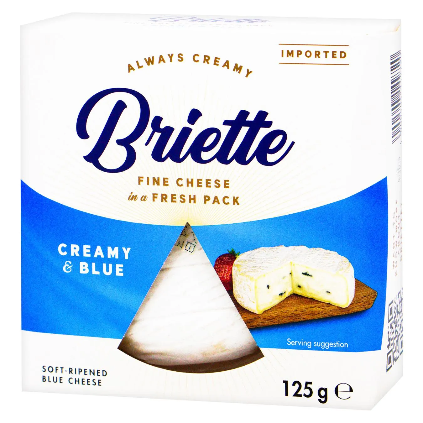 Сир Briette Creamy & Blue 60% 125г - Фото 7