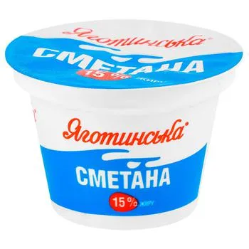 Сметана Яготинська 15% 180г - Photo 5