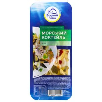 Морський коктейль Водний Світ По-середземноморськи солений 180г - Photo 5
