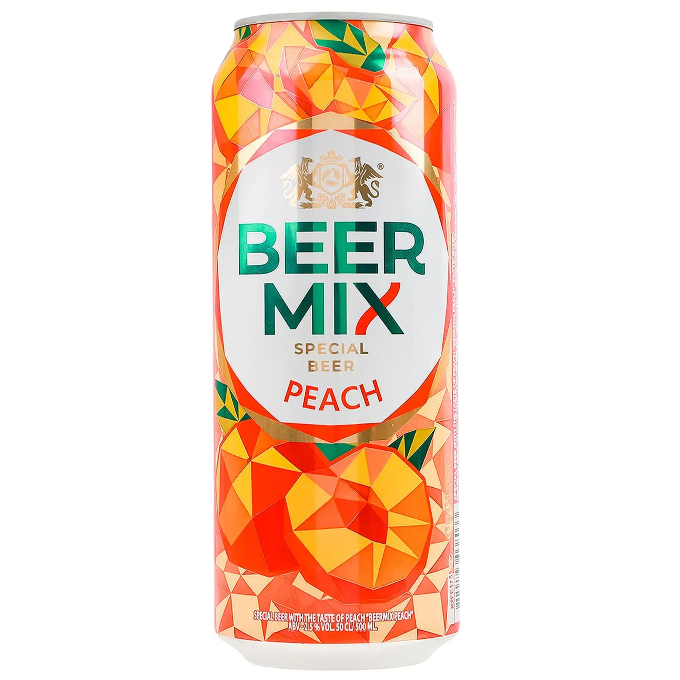 Пиво Beer Mix Персик 2,4% 0,5л - Фото 3