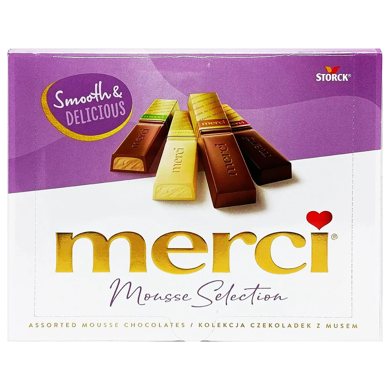 Цукерки Merci Mousse Chocolate 210г - Фото 1