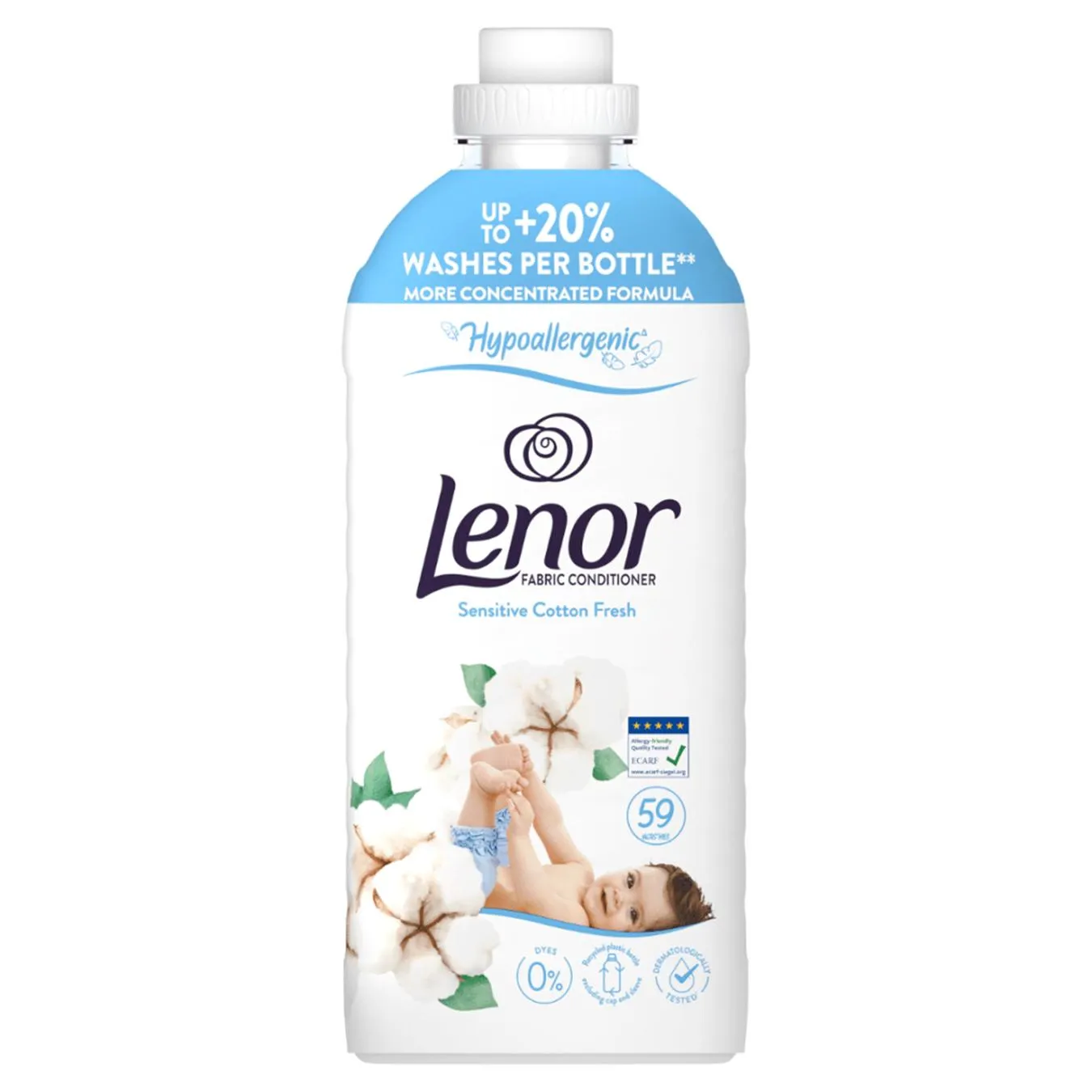 Кондиціонер Lenor Для чутливої шкіри 1.239л - Фото 1