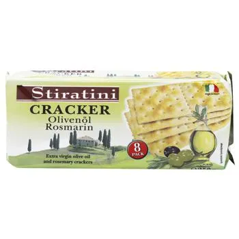Крекер Stiratini з оливковою олією та розмарином 250г - Фото 3
