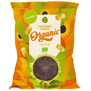 Палички Екород Organic кукурудзяні соняшникові 70г - Photo 3