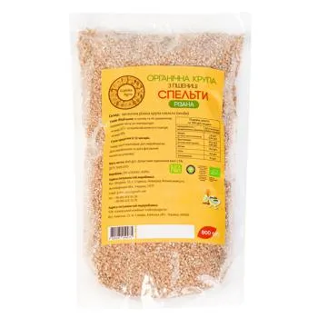 Крупа Galeks-Agro пшенична органічна з спельти різана 800г - Photo 3