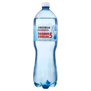 Вода мінеральна Поляна Купель-5 сильногазована 1,5л - Фото 4