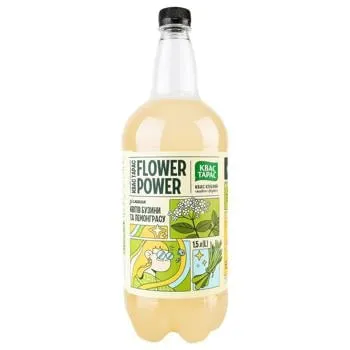 Квас Тарас зі смаком  квітів бузини та лемонграсу 1,5л - Фото 5