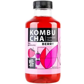 Комбуча Vit-Fit Ягоди 0,5л - Photo 5