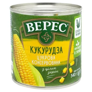 Кукурудза Верес цукрова 340г - Фото 7