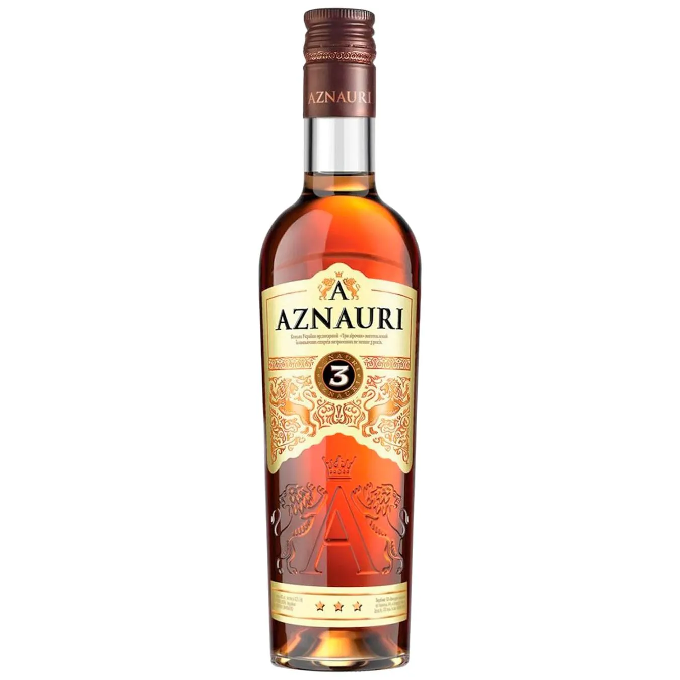 Коньяк Aznauri 3 роки 40% 0,5л - Фото 4