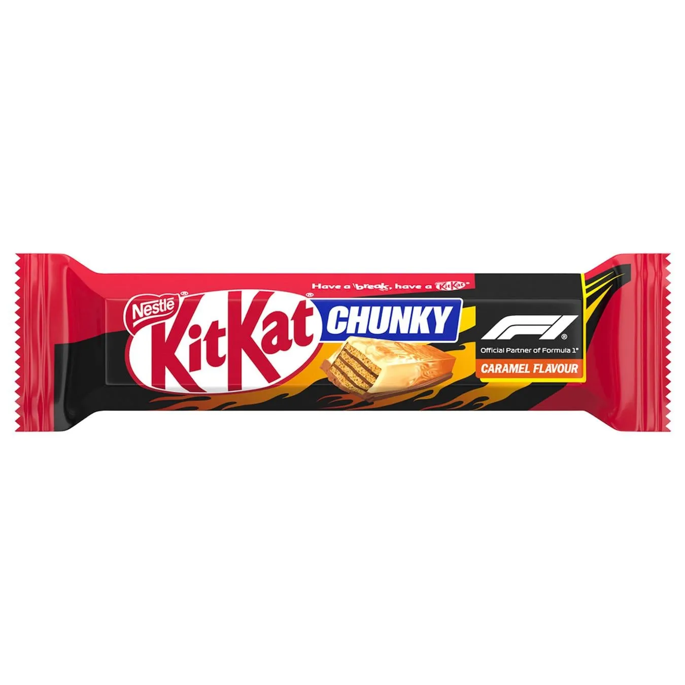 Вафлі Kit Kat Chunky зі смаком карамелі та молочним шоколадом 40г - Фото 3