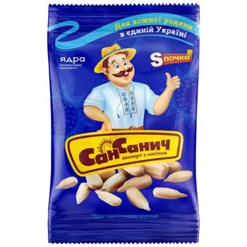 Насіння соняшника Сан Санич смажене 50г - Photo 4