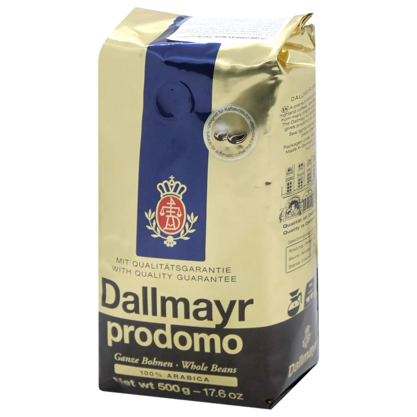 Кава в зернах Dallmayr Prodomo 500г - Фото 5