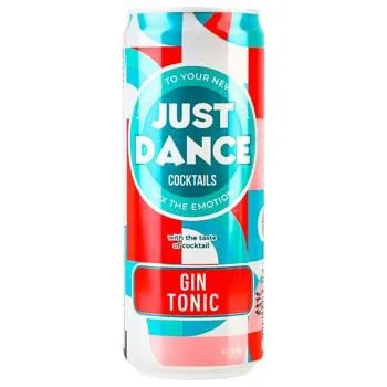 Напій слабоалкогольний Just Dance Gin Tonic 7% 0,33л - Photo 3