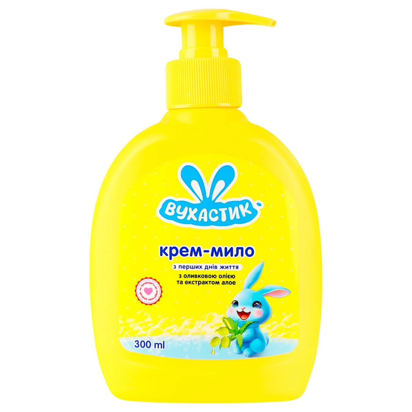 Крем-мило Вухастик з оливковою олією та екстрактом алое 300мл - Фото 5