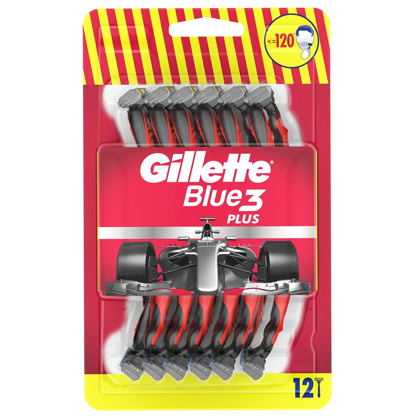 Бритви одноразові Gillette Blue3 Plus 12шт - Фото 3