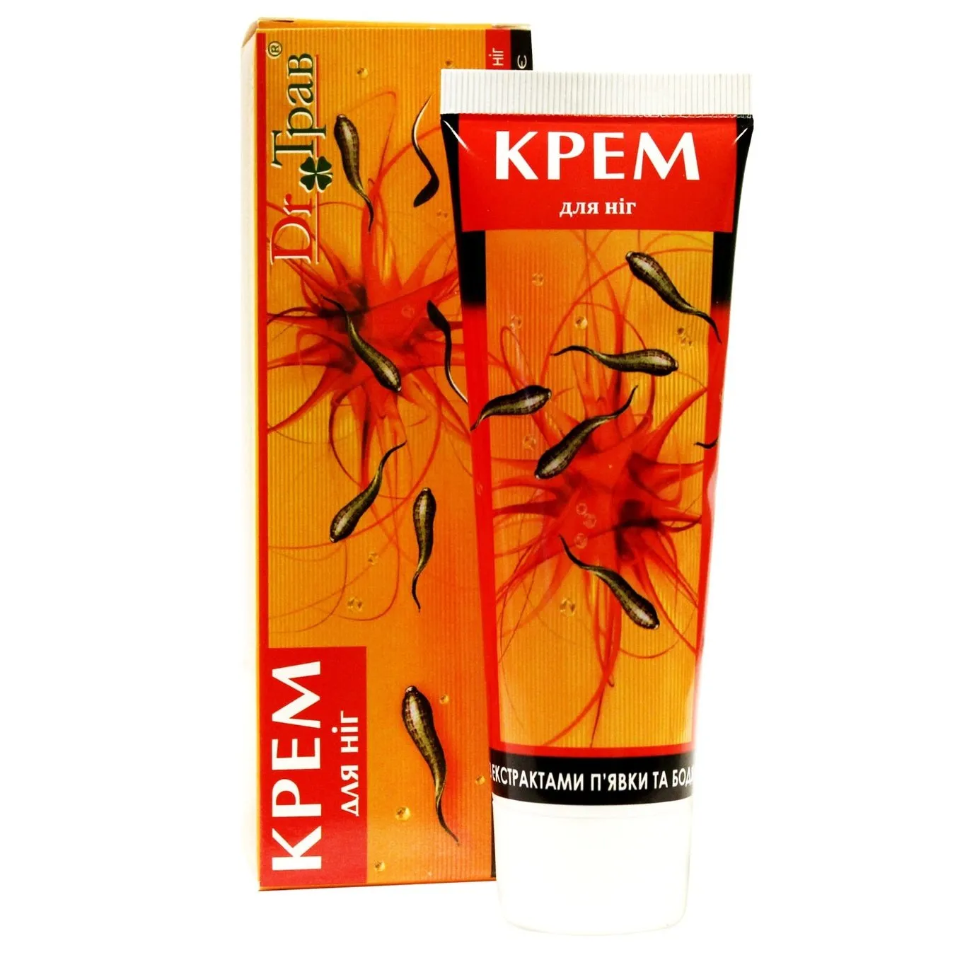 Крем для ніг Dr.Трав с екстрактом п’явки та бодяги 75г - Фото 3