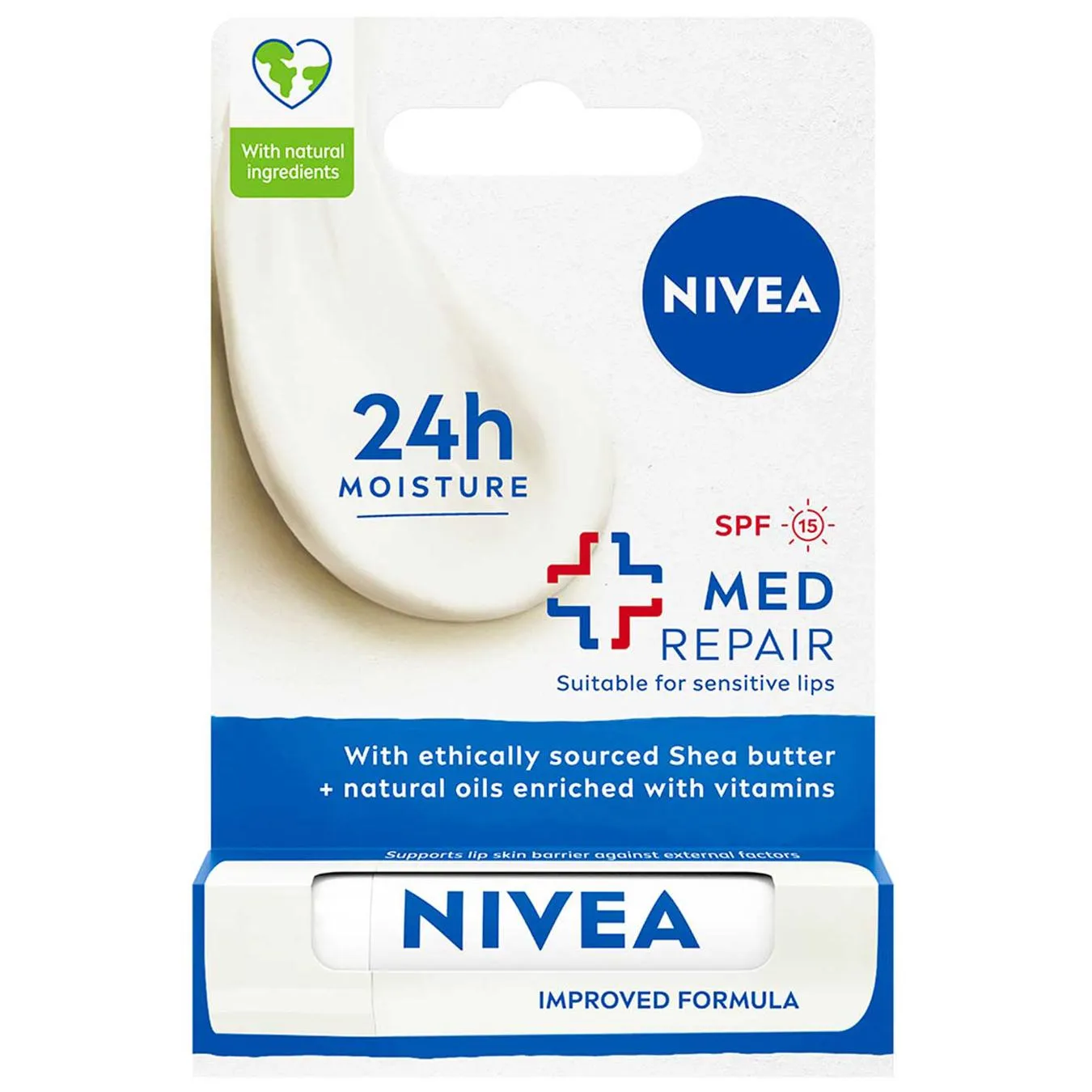 Бальзам-догляд Nivea Med Repair для губ 4,8г - Фото 4