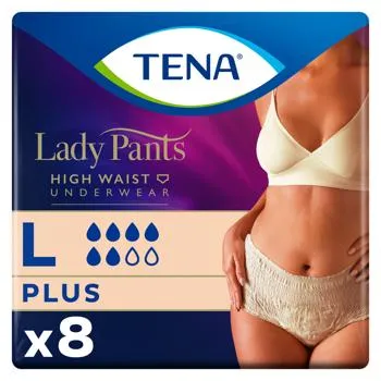 Труси урологічні Tena Lady Pants Plus для жінок L 8шт Creme - Фото 4