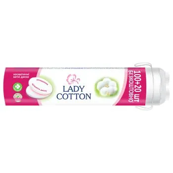 Диски ватні Lady Cotton косметичні 120шт - Photo 11