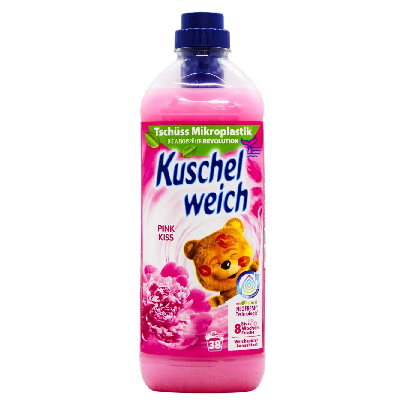 Ополіскувач для білизни Kuschel Weich Рожевий поцілунок 1л - Фото 1