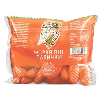 Палички морквяні Вовка Морковка 450г - Фото 1