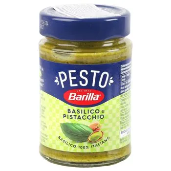 Соус песто Barilla Pesto Basilico Pistacchio 190г - Photo 1