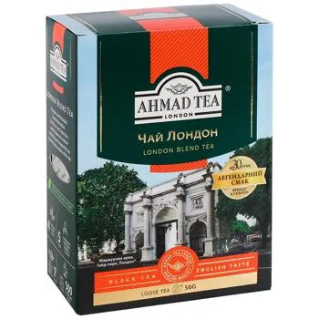 Чай чорний Ahmad London 50г - Photo 1