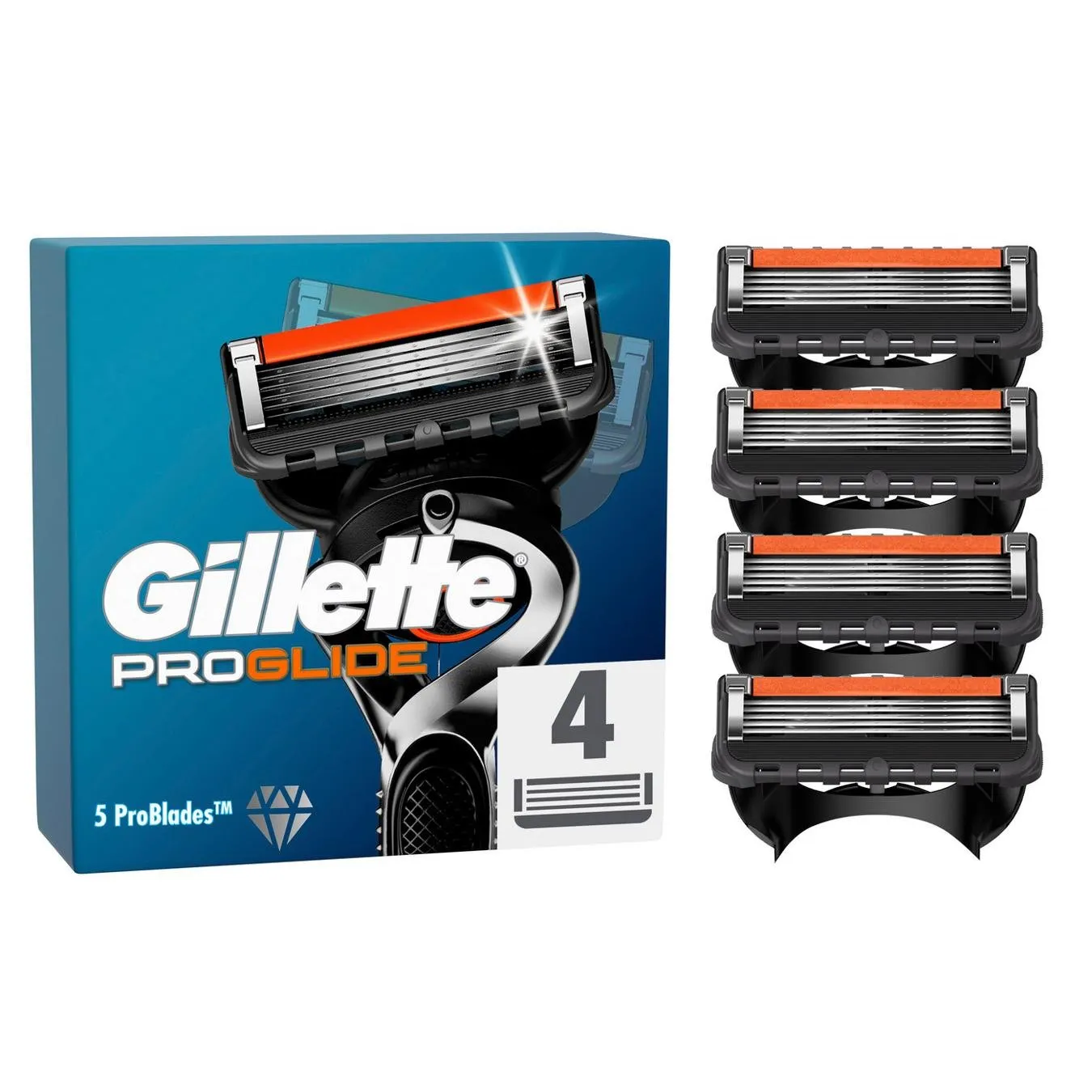 Картриджи для гоління Gillette Fusion 5 ProGlide змінні 4шт - Фото 6