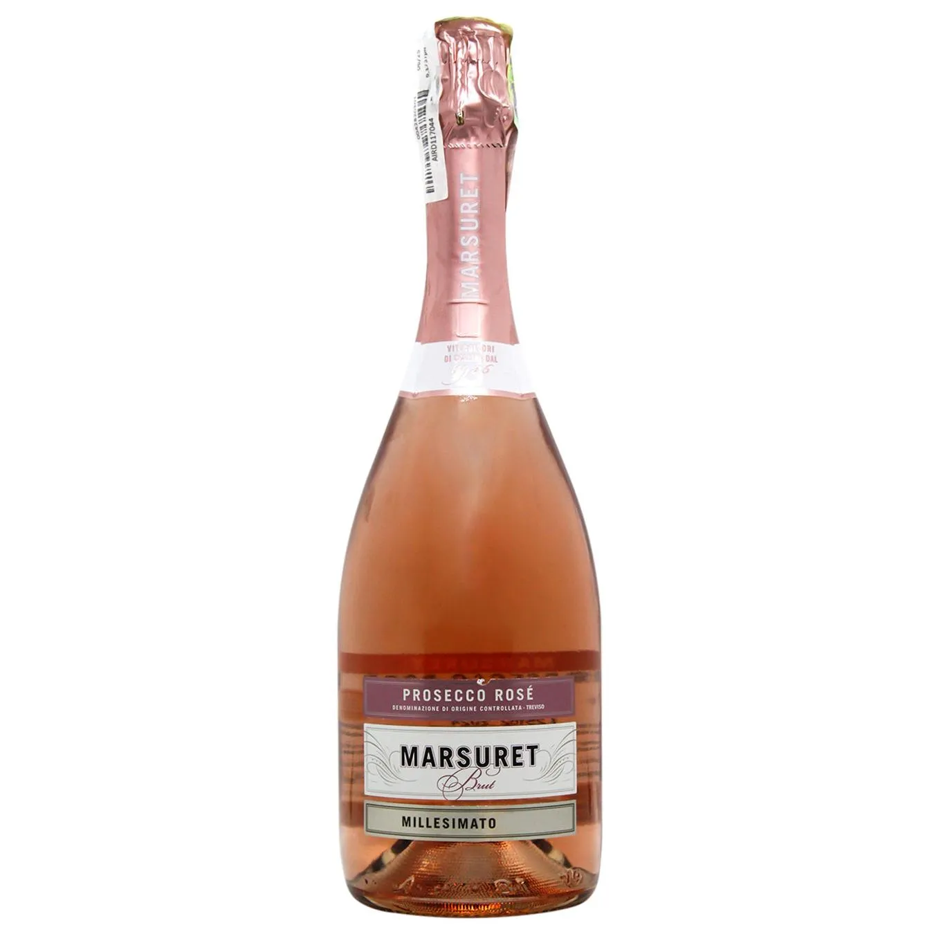 Вино ігристе Marsuret Prosecco DOC рож сухе 11,5% 0,75л - Фото 1