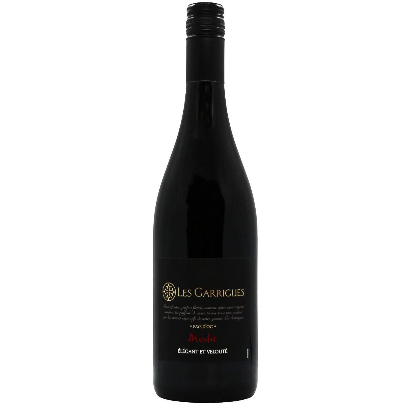 Вино Les Garrigues Merlot червоне сухе 14% 0,75л - Фото 1