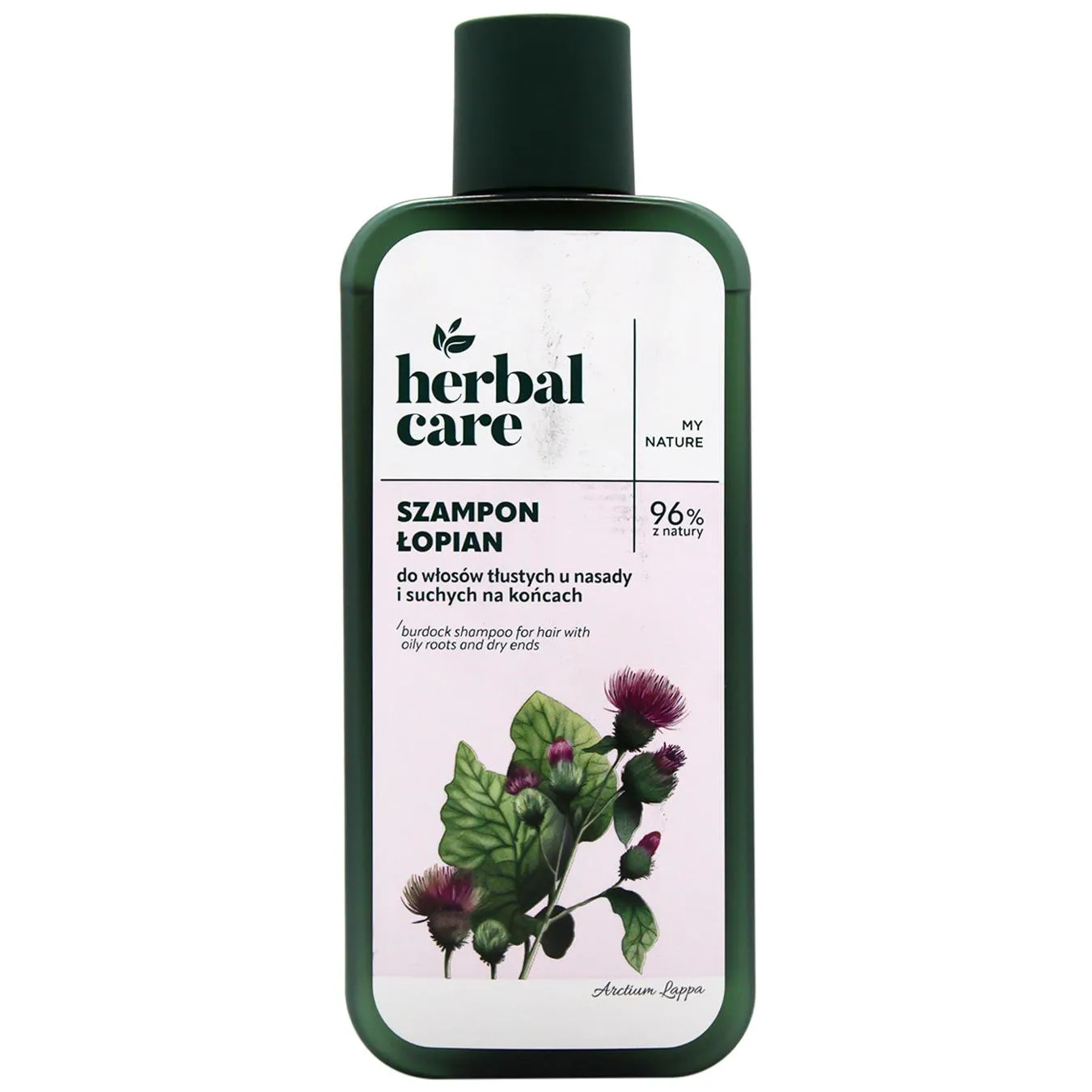 Шампунь Herbal Care Реп'ях для жирного біля коренів волосся 330мл - Фото 1