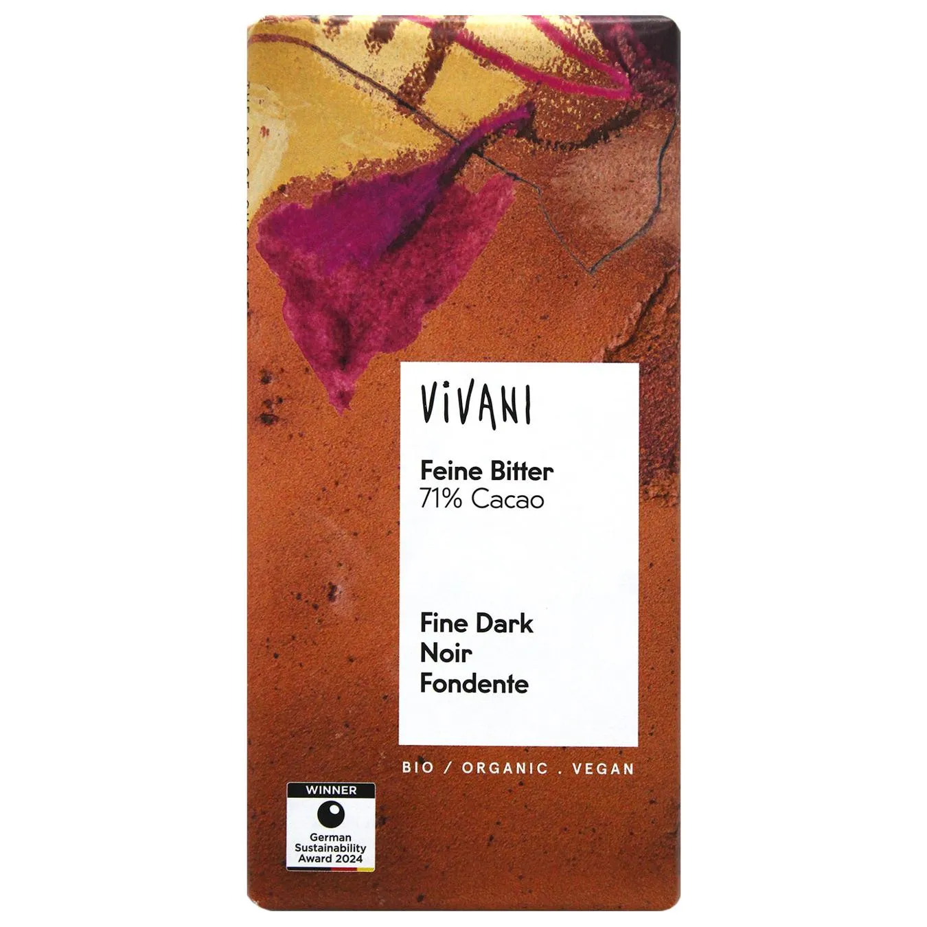Шоколад темний Vivani органічний 70% 80г - Фото 3