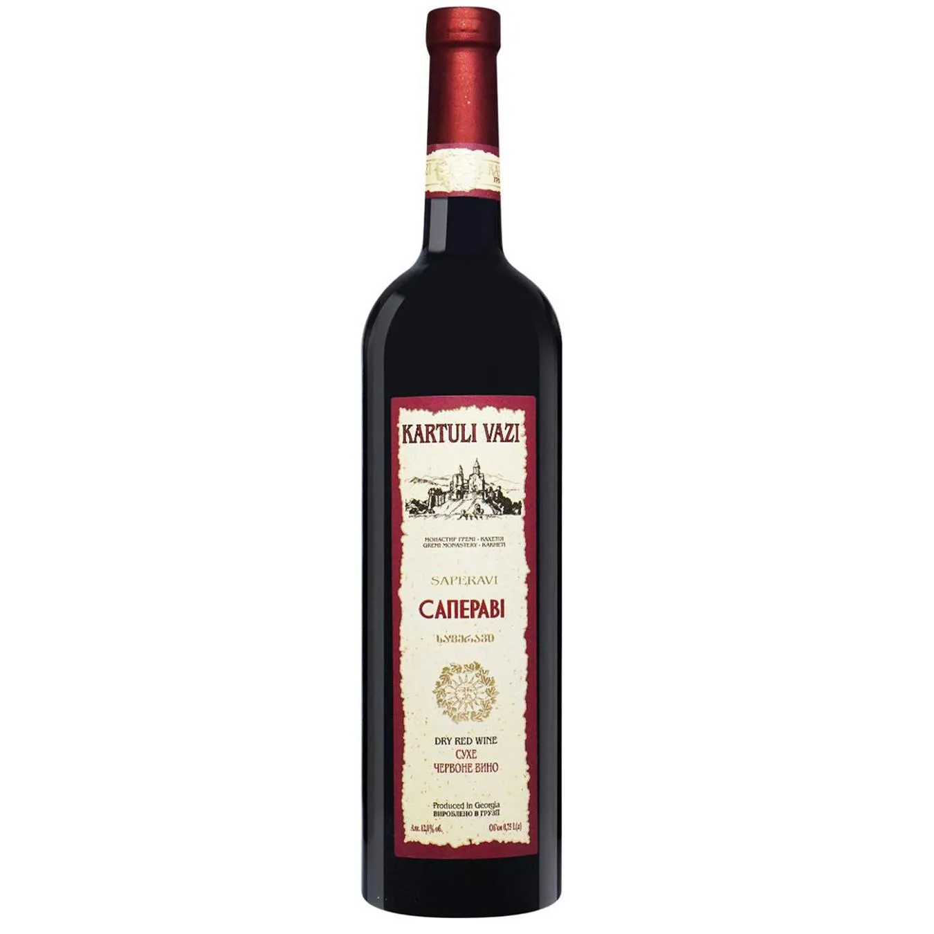 Вино Kartuli Vazi Сапераві червоне сухе 12% 0,75л - Фото 9