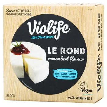 Продукт харчовий Violife Le Rond Camembert з кокосовою олією 150г - Photo 1