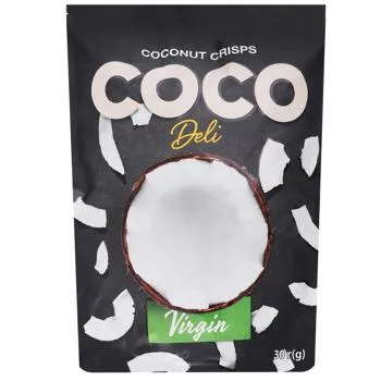 Чипси кокосові Coco Deli без цукру 30г - Photo 1