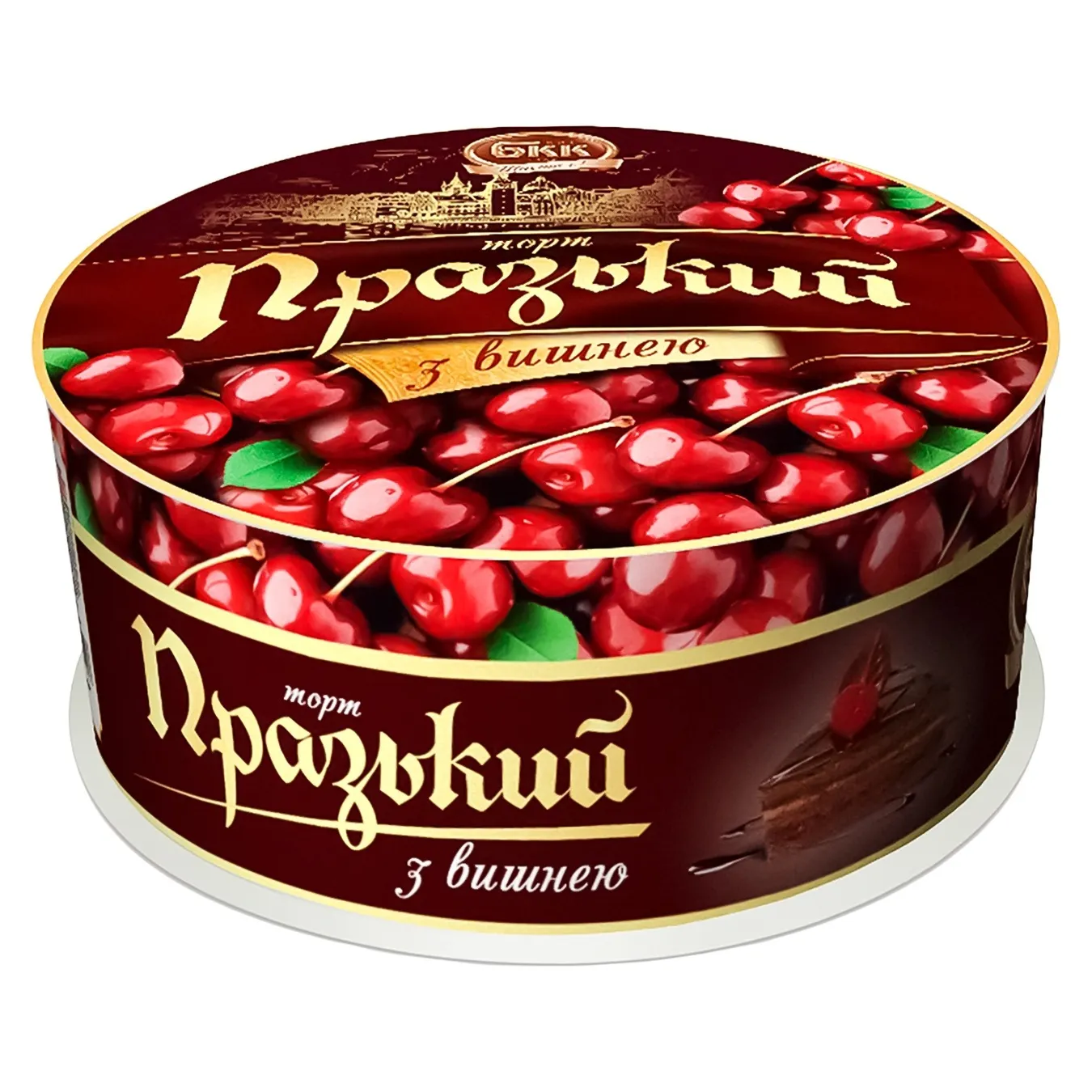 Торт БКК Празький з вишнею 850г - Фото 5