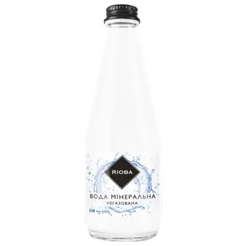 Вода мінеральна Rioba негазована 0,33л - Фото 1