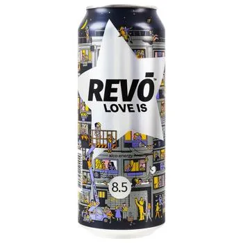 Напій слабоалкогольний Revo Love is енергетичний 8,5% 0,5л - Photo 1